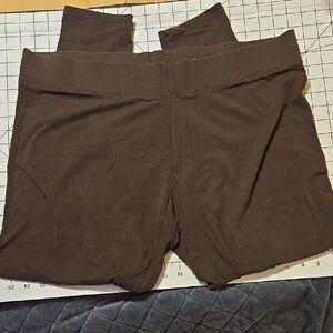 Ladies Brown Leggings 2X: 2XA